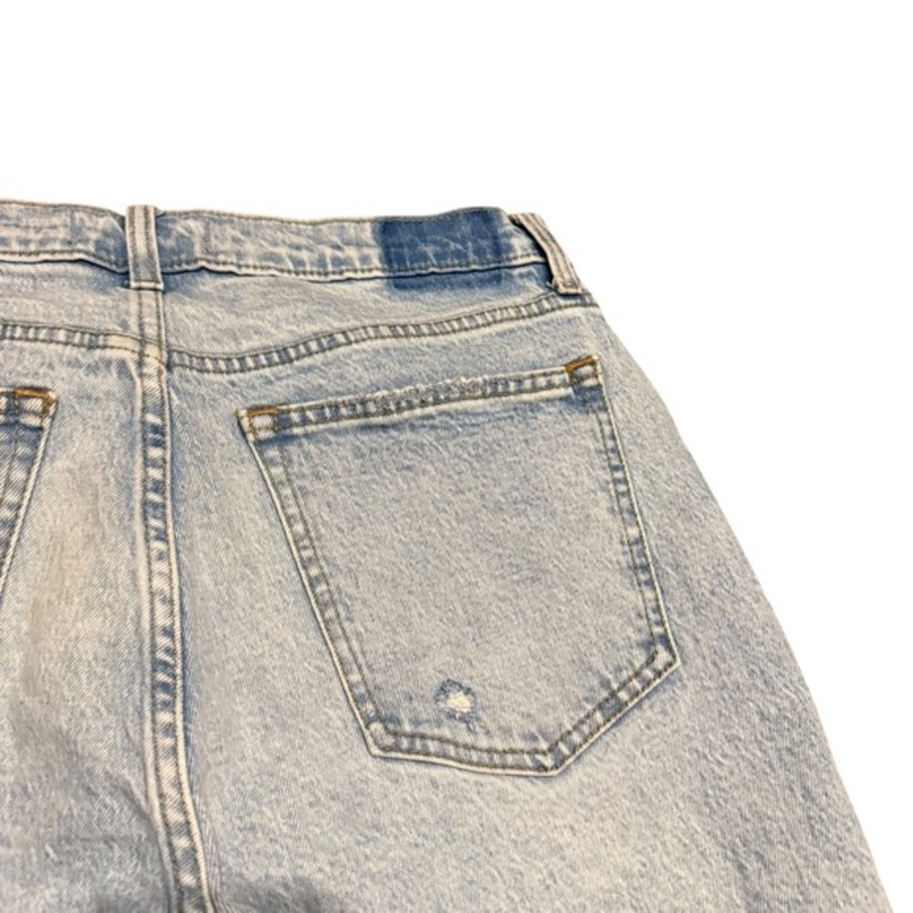 Abercrombie & Fitch Curve Love 90s Low Rise Baggy Jeans Light Wash Denim Size 30 - Picture 9 of 11